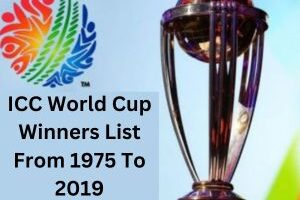 Cricket World Cup Winners List